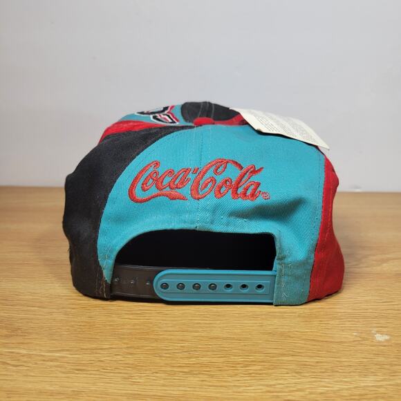 Vintage Rare Coca Cola 1994 Coke Drew Pearson Soda Promo Swirl Hat Snapback - Picture 5 of 15